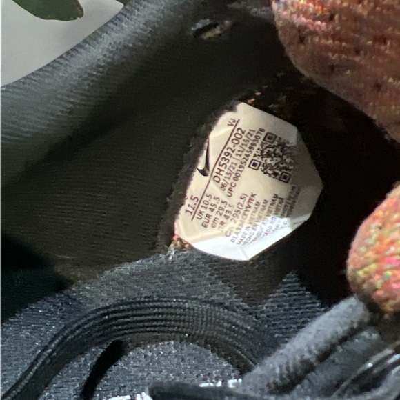 Nike React Infinity Run Flyknit Black, Pink Prime Men’s Sneakers Size 11.5. - Picture 6 of 6